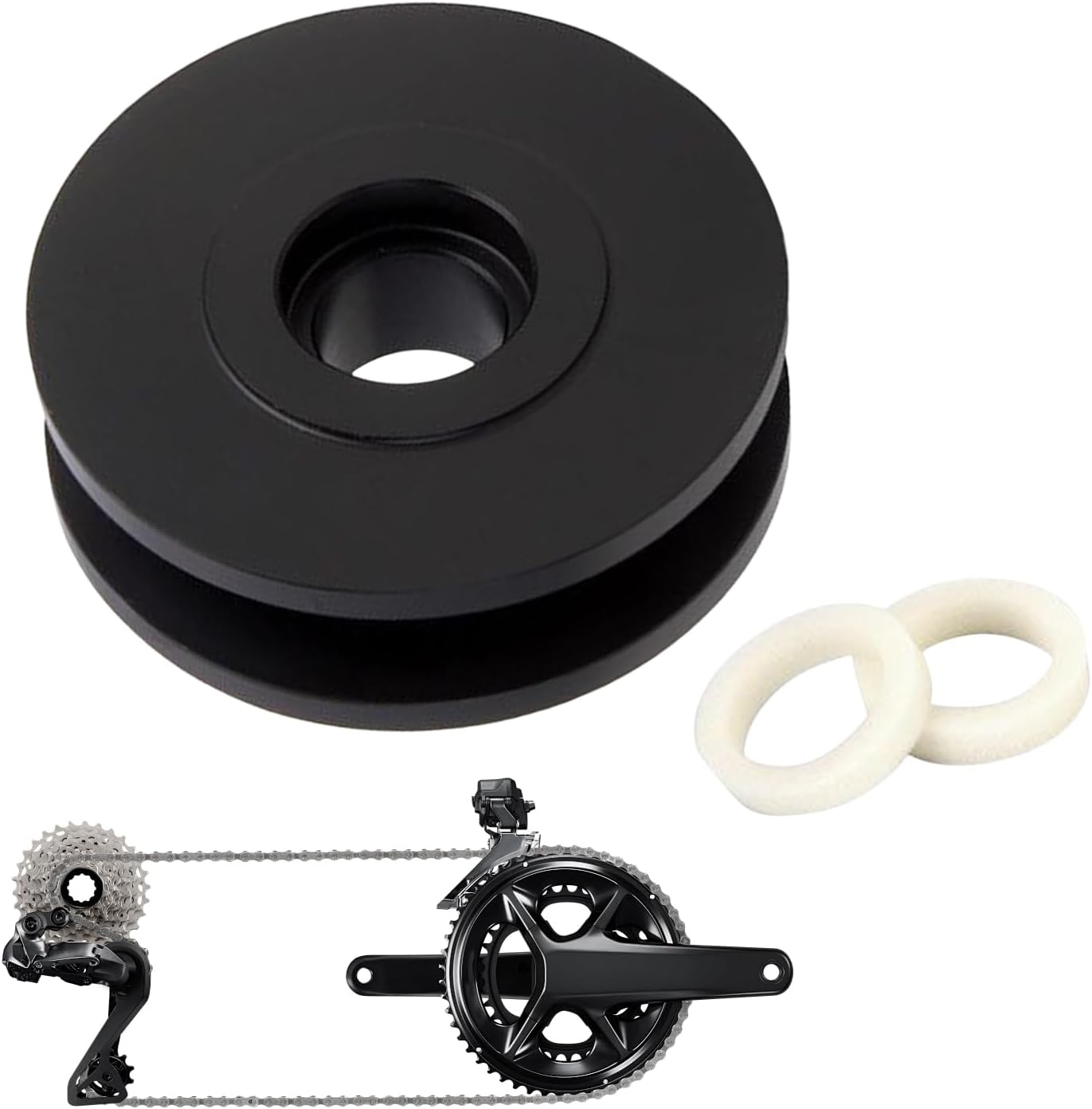 Outil de Maintenance pour Chaîne de Vélo,Outil De Nettoyage Pour Chaîne De Bicyclette | Compatible 12 mm pour Randonnée Longue Route VTT Gravel Cyclisme Amateur Extérieur