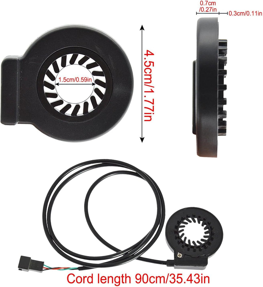Capteur d'assistance électrique, capteur d'assistance au pédalage pour vélos électriques - Accessoires de pédale de capteur assistant pour vélos de montagne électriques,Ensemble de pièces de bicyclett