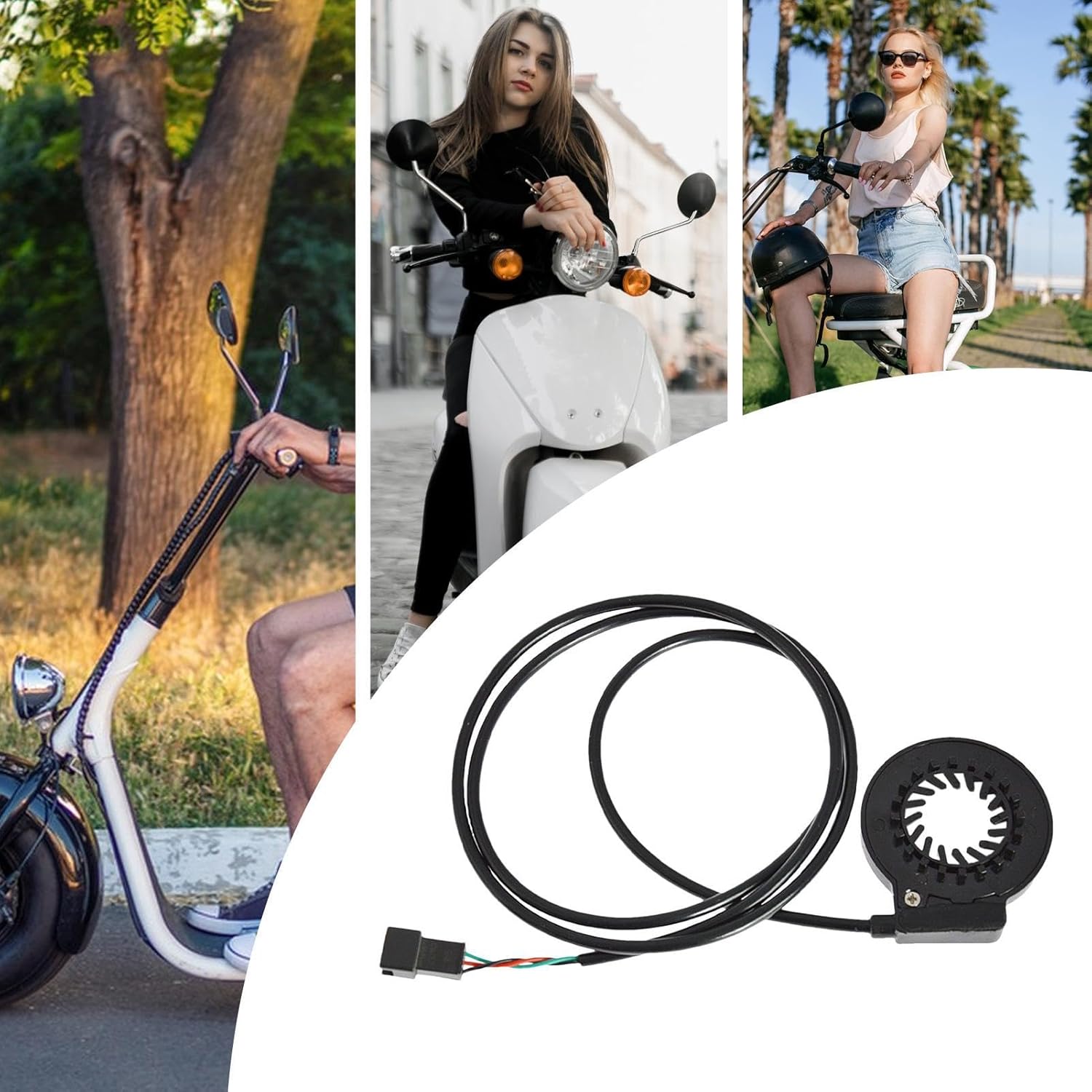 Capteur d'assistance électrique, capteur d'assistance au pédalage pour vélos électriques - Accessoires de pédale de capteur assistant pour vélos de montagne électriques,Ensemble de pièces de bicyclett